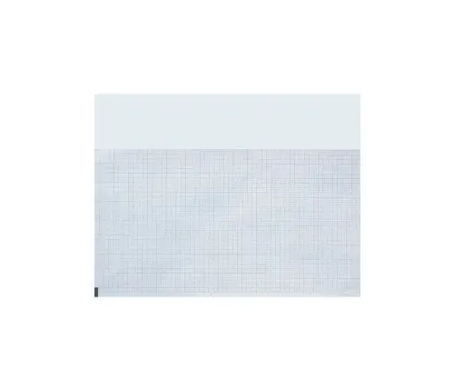 Precision Charts - Permitrace - 007984 - Diagnostic Recording Paper Permitrace Premium Grade Paper 8-1/2 X 5-1/2 Inch Z-fold Red Grid