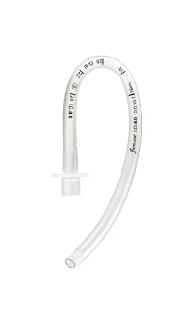 Flexicare - 038-965-085U - Uncuffed Endotracheal Tube Flexicare Ventiseal Curved 8.0 Mm Adult Murphy Eye