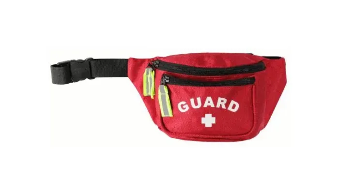 Kemp USA - 10-103-RED-PRE - Premium Hip Pack With Guard Logo