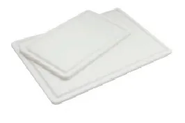 General Data - SHURCut - SC-HDPE-1 - Dissecting Board SHURCut 0.5 X 12 X 18 Inch  White  Reusable  Spill Containment Border  Rubber Feet  Radiused Edges  Chemical and Stain Resistant