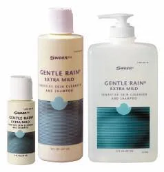 Coloplast - Gentle Rain - 7229 -  Extra Mild Sensitive Skin, Moisturizing Body Wash, Shampoo & Hand Wash 4 Fl Oz (118 Ml)