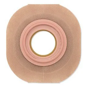 Hollister - New Image FlexTend - 13907 - Ostomy Barrier New Image FlexTend Precut Extended Wear Adhesive Tape Borders 57 mm Flange Red Code System 1-3/4 Inch Opening