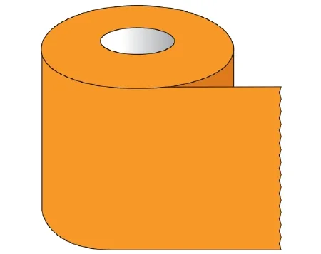 Shamrock Scientific - ST-20-5 - Blank Label Tape Shamrock Multipurpose Label Orange 2 X 500 Inch