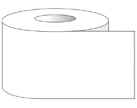 Shamrock Scientific - ST-34-1 - Blank Label Tape Shamrock Multipurpose Label White 3/4 X 500 Inch