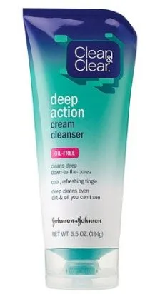 J&J - Clean & Clear - 00381371029587 - Facial Cleanser Clean & Clear Cream 6.5 oz. Tube Scented
