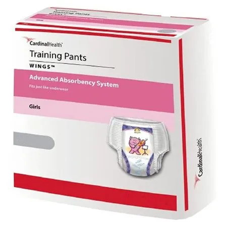 Cardinal - Curity - 70064GA -  Female Youth Training Pants  Pull On with Tear Away Seams Large Disposable Heavy Absorbency