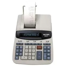 Victortech - VCT26402 - 2640-2 Two-Color Printing Calculator, Black/Red Print, 4.6 Lines/Sec