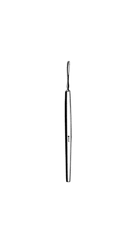 Sklar - 65-3140 - Chalazion Curette Sklar Daviel Solid Square Handle 3 Mm Tip Curved Spoon Tip