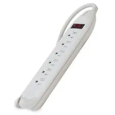 Belkincomp - BLKF9D16012 - Power Strip, 6 Outlets, 12 Ft Cord, White