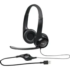Logitech - LOG981000014 - H390 Usb Headset W/Noise-Canceling Microphone