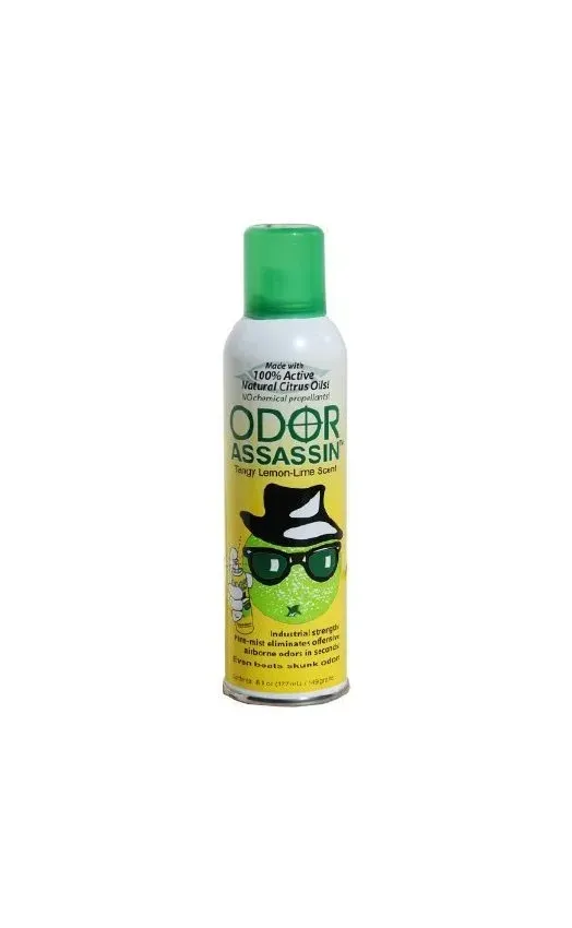 Jay Manufacturing - Odor Assassin - 124948 - Air Freshener Odor Assassin Liquid 6 Oz. Can Lemon Lime Scent