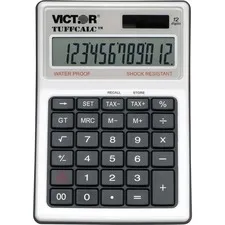 Victortech - VCT99901 - Tuffcalc Desktop Calculator, 12-Digit Lcd