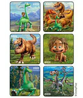 Medibadge - Disney - 1598 - Disney 75 Per Roll The Good Dinosaur Sticker 2-1/2 Inch