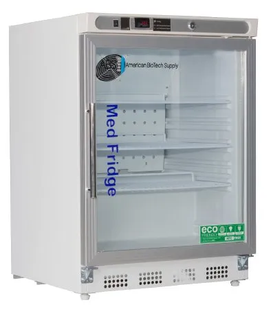 Horizon - ABS - PH-ABT-HC-UCBI-0404G - Undercounter Refrigerator ABS Pharmaceutical 4.6 cu.ft. 1 Swing Glass Door Cycle Defrost