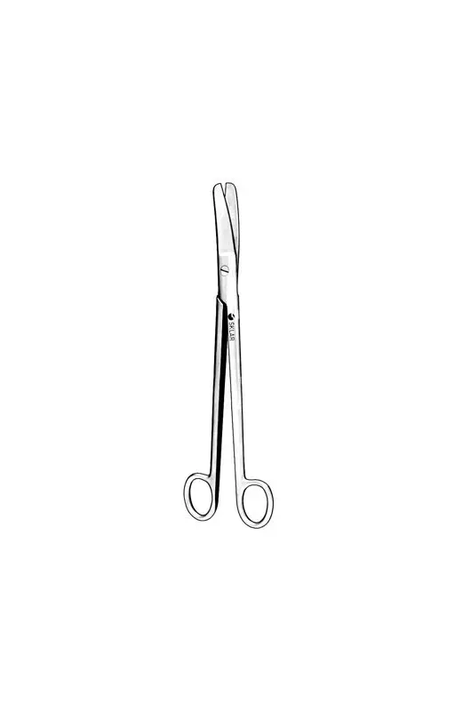 Sklar - 90-1295 - Episiotomy Scissors Sklar Dubois 10-1/2 Inch Length Or Grade Stainless Steel Nonsterile Finger Ring Handle Curved Blunt Tip / Blunt Tip