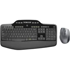 Logitech - LOG920002416 - Mk710 Wireless Keyboard + Mouse Combo, 2.4 Ghz Frequency/30 Ft Wireless Range, Black