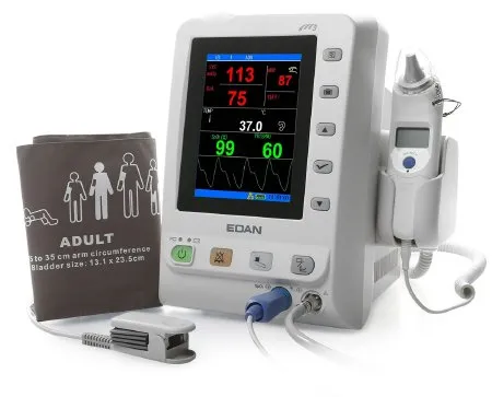 EdanUSA & MDPro - Edan M3 - M3_NST - Patient Monitor Edan M3 Vital Signs Monitoring Type NIBP  SpO2  Temperature AC Power / Battery Operated