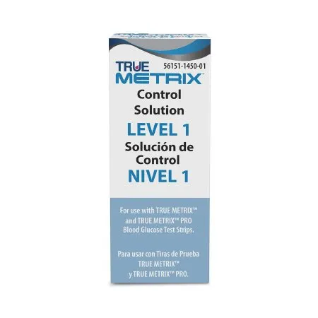 Nipro Diagnostics - True Metrix - R5H01-1 - Blood Glucose Control Solution True Metrix 1 X 3 mL Level 1