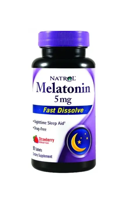 Natrol - 101865 - Melatonin 5mg Fast Diss Straw