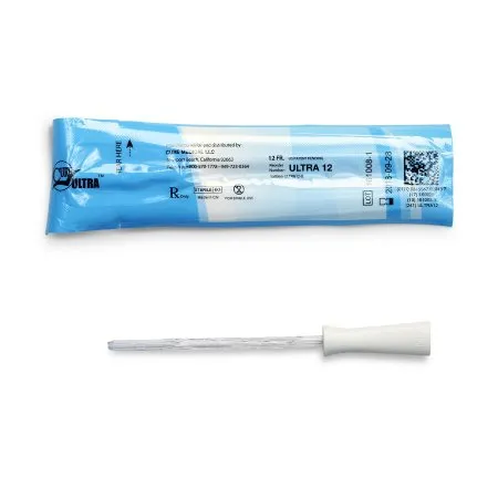 Convatec Cure Medical - Cure Ultra - ULTRA12 - Cure Medical  Urethral Catheter  Straight Tip Lubricated PVC 12 Fr. 6 Inch