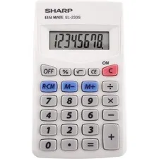Sharpelect - SHREL240SAB - El240Sb Handheld Business Calculator, 8-Digit Lcd