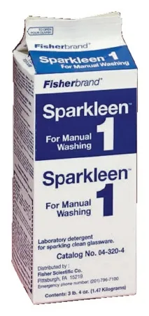 Fisher Scientific - Sparkleen 1 - 043204 - Laboratory Detergent Sparkleen 1 3.25 Lbs. Carton Powder Unscented
