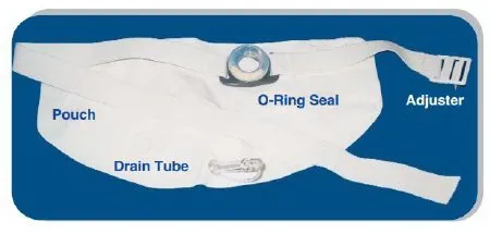 Nu-Hope Laboratories - Ev5010-0s1 - Urostomy Pouch System Nu-Hope One-Piece System Trim To Fit 7/8 To 1-1/8 Inch Stoma, Right