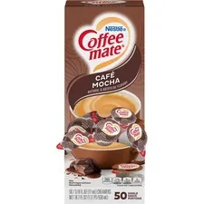 Nestle - NES35115 - Liquid Coffee Creamer, Cafe Mocha, 0.38 Oz Mini Cups, 50/Box
