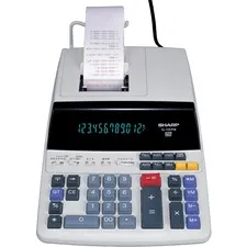 Sharpelect - SHREL1197PIII - El1197Piii Two-Color Printing Desktop Calculator, Black/Red Print, 4.5 Lines/Sec