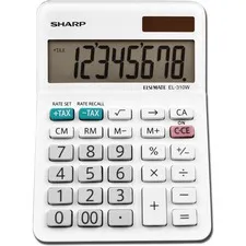 Sharpelect - SHREL310WB - El-310Wb Mini Desktop Calculator, 8-Digit Lcd