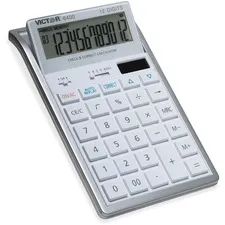 Victortech - VCT6400 - 6400 Desktop Calculator, 12-Digit Lcd
