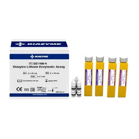 Diazyme Laboratories - DZ116B-CON - Enzymatic Assay Control Enzymatic Lithium 2 X 3 mL