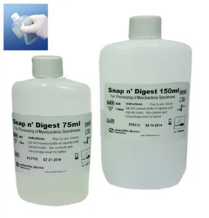Scientific Device Lab - Snap n’ Digest - 667 - Microbiology Reagent Snap N’ Digest Digestion Fluid 4% 10 X 150 Ml