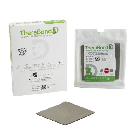 Argentum Medical - TheraBond 3D - 3DAC-44 -  Silver Wound Contact Layer Dressing  4 1/2 X 4 1/4 Inch Square Sterile