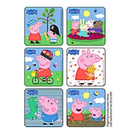 Medibadge - Kids Love Stickers - 1634 -   75 per Roll Peppa Pig Sticker 2 1/2 Inch