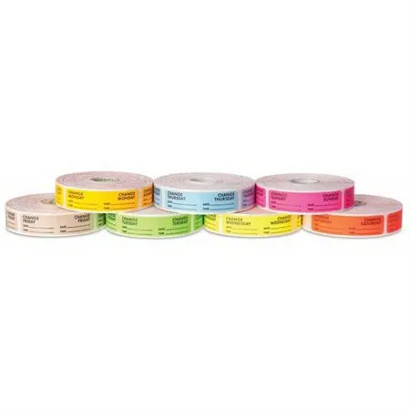 Market Lab - 6145 - Pre-printed Label Advisory Label Multicolored Paper Iv Daily Change Syringe Label
