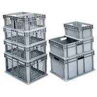 Akro-Mils - 37288GREY - Straight Wall Container Gray Plastic 8-1/4 X 11-3/4 X 15-3/4 Inch