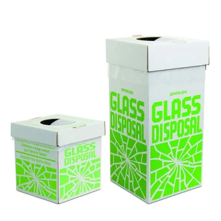 Bel-Art Products - 24653-0001 - Floor Model Carton 12 X 12 X 27 Inch, Disposal For Lab Glassware