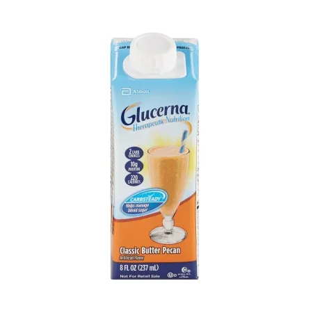 Abbott - Glucerna Therapeutic Nutrition Shake - 64927 - Oral Supplement Glucerna Therapeutic Nutrition Shake Butter Pecan Flavor Liquid 8 oz. Carton
