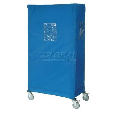 Global Industrial - Nexel - 188375BL - Cart Cover Nexel Blue Nylon 24 X 36 X 63 Inch