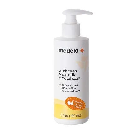 Medela - 87240 - Quick Clean Breastmilk Removal Soap, 6 oz bottle.