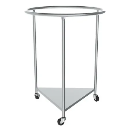 Mac Medical - LH2001 - Hamper Stand Rolling Round Opening Open Top Without Lid