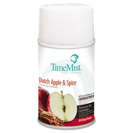 TimeMist - TMS-1042818EA - Premium Metered Air Freshener Refill, Dutch Apple And Spice, 6.6 Oz Aerosol Spray
