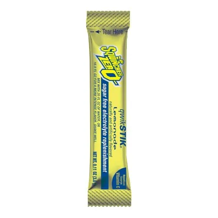 Kent Precision Foods - Sqwincher Quik Stik Zero - 159060103 -  Oral Electrolyte Solution  Lemonade Flavor 0.11 oz. Electrolyte