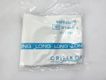 GE Healthcare - Soft-Cuf - SFT-A1-2A-L - Single Patient Use Blood Pressure Cuff Set Soft-Cuf 17 to 25 cm Arm Cloth Fabric Cuff Adult Long Cuff