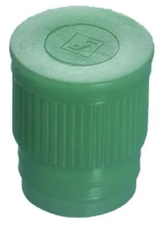 Sarstedt - 65.793.315 - Tube Closure LDPE Push Cap Green For use with 16 to 17 Diameter Tubes NonSterile