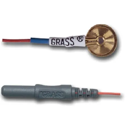 Natus Medical - Genuine Grass - F-E5GH-120 - Eeg Cup Electrode Genuine Grass Gold Cup 10 Per Pack