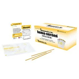 Immunostics - HSGDENV-20 - Hema-Screen Specific&#153; Home Mailer Kit, Includes Envelope with Collection Card