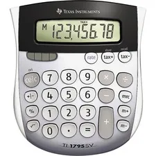 Texasinstr - TEXTI1795SV - Ti-1795Sv Minidesk Calculator, 8-Digit Lcd