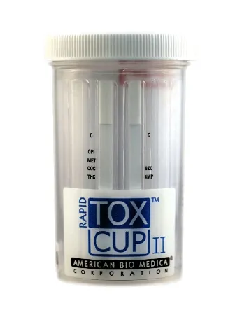 Healgen Scientific Ltd - Rapid TOX Cup II - 10-6ZOX2-030 - Drugs Of Abuse Test Kit Rapid Tox Cup Ii Bzo, Coc, Mamp/met, Opi300, Oxy, Thc 25 Tests Clia Non-waived